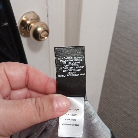 TORRID Size 2 Dress Black with small colourful patterns - Picture 5 of 7